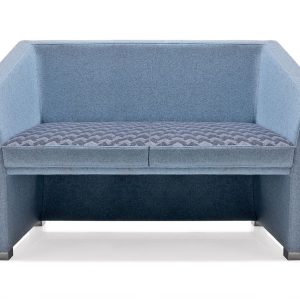 light blue 2 seater sofa