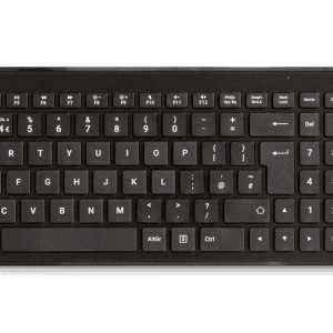 full keyboard and slider view